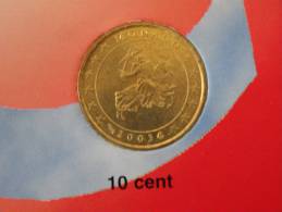 2003 - 10 Cents Centimes D' Euro Monaco Issue Du Coffret - Monaco