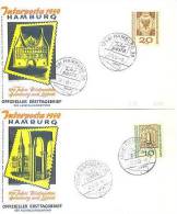 2  Ersttagsbriefe  Interposta 1959   Bundesrepublik - 1948-1960