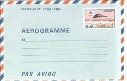 Aérogramme - Concorde Survolant Paris - 2,35 FF - Aerogramme