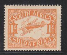 South Africa MH Scott #C6 1sh Biplane In Flight - Luchtpost