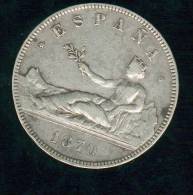 Argent, 5 Pesetas 1870 - Primi Conii