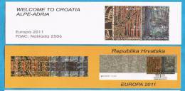 2011-CRO  EUROPA 2011 KROATIEN CROAZIA HRVATSKA BOOKLET - 2011