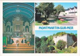 50. Cpsm. Gf. MONTMARTIN-SUR-MER. 3 Vues. 101 - Montmartin Sur Mer