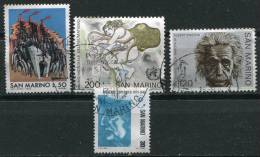 SAINT-MARIN - Y&T 886, 950, 971, 1046 - Used Stamps