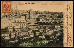 MODICA (RG) QUARTIERE E CHIESA DI S. GIORGIO 1903 - Modica