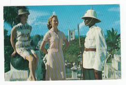 Antilles Nassau Bahamas - Policeman Uniform - Policier Uniforme - Postmark 1966 - 2 Scans - Bahama's