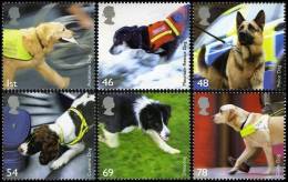 GRAND-BRETAGNE 2008 - Chiens Police Et Guides, Europa 2008  - 6v Neufs// Mnh - Ungebraucht