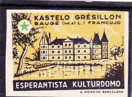 ESPERANTO KASTELO GRESILLON CINDERELLAS MNH. - Esperanto