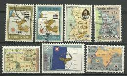 Portuguese Colonies 7 Mint And Used Stamps - L3260 - Afrique Portugaise