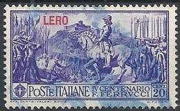 1930 EGEO LERO USATO FERRUCCI 20 CENT - RR11202 - Egeo (Lero)