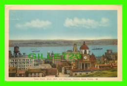 HALIFAX, NOVA SCOTIA - TOWN CLOCK & HARBOUR - SHIPS - PECO - - Halifax