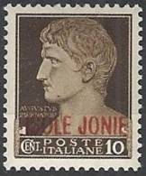 1941 ISOLE JONIE EMISSIONI GENERALI 10 CENT MH * - RR11205 - Islas Jónicas