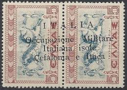 1941 CEFALONIA E ITALIA MITOLOGIA 5+5 L MNH ** - RR11206 - Cefalonia & Itaca