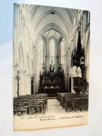 Carte Postale Ancienne : BRAY-DUNES : Interieur De L'Eglise - Bray Sur Somme