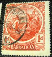 Barbados 1916 Badge Of The Colony 1d - Used - Barbades (...-1966)