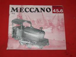 MECCANO MANUEL D INSTRUCTION POUR BOITE N°4 ET N° 5 ET N° 6 - Meccano