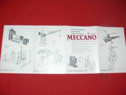 MECCANO NOTICE DU NOUVEAU MOTEUR ELECTRIQUE 6 VITESSES REF 228 - Meccano