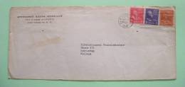 USA 1947 Cover New York To Holland - John Adams - Thomas Jefferson - John Tyler - Storia Postale