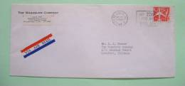 USA 1961 Cover Saint Louis To Rockford - Plane - Air Mail Label - Lettres & Documents