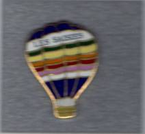 Pin´s  Ville, Montgolfière  LES  SAISIES - Fesselballons
