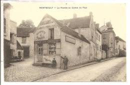 95 - MONTSOULT  -  La Montée Aéu Centre Du Pays  -  2 Personnes Devant La Quincaillerie Vaillant - Montsoult