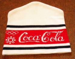 OLYMPIADE SARAJEVO 1984 , SPONSOR COCA COLA WOLL CAP - Apparel, Souvenirs & Other