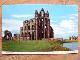 Card From UK England  Whitby Abbey Monastery - Whitby