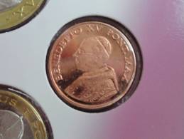 2005 - ESSAI - 2 Cents Centimes D' Euro Vatican - The Holy Father - Scellée Issue Du Coffret - Vaticano (Ciudad Del)