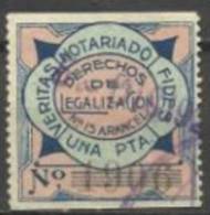 9159-SELLO FISCAL PREFECTO  CLASICO SEVILLA  1 PESETA  COLEGIO NOTARIAL FISCAL - Revenue Stamps