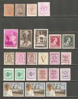 BN01 - BELGIO  - Lotto 1915/1997 - (*/**) - Colecciones