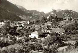 CPSM  FAVERGES    Un Coin Du Village Et Le  Naubellet - Faverges