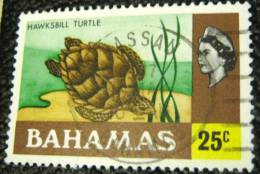 Bahamas 1971 Hawksbill Turtle 25c - Used - 1963-1973 Interne Autonomie