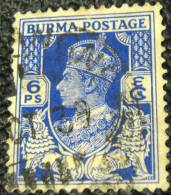 Burma 1938 King George VI 6p - Used - Birmania (...-1947)