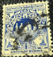 Burma 1949 Boys Playing 3p - Used - Myanmar (Birmanie 1948-...)