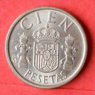 SPAIN  100  PESETAS  1989   KM# 826  -    (1328) - 100 Pesetas