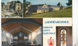 BR47674 Landevennec Abbaye Saint Guenole     2 Scans - Landévennec