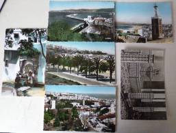 Lot 9x Cp Maroc Tanger Souks Agadir Folklore Charmeur Serpent Fontaine Fes Cour  VOIR TIMBRE PHOTOS - Collections & Lots