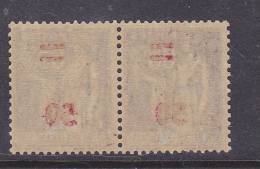 FRANCE N° 479 50C S 65C OUTREMER TYPE PAIX  PAIRE RECTO VERSO NEUF SANS CHARNIERE - Nuovi