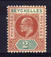 Seychelles - 1906 - 2 Cents Definitive (Watermark Multiple Crown CA) - MH - Seychelles (...-1976)