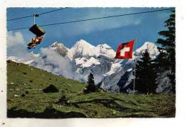 Frutigen Bas Simmental.Kandersteg Vue Du Telesiege Sesselbahn Kandersteg Oeschinen Mit Blumlisalp BergHotel - Kandersteg