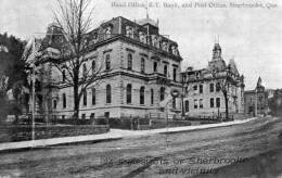 Sherbrooke Que ET Bank & Post Office Postcard Album - Sherbrooke