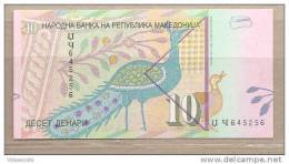 Macedonia - Banconota Non Circolata Da 10 Dinari -2007 - - Macédoine Du Nord