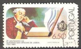 PORTUGAL - 1980,  2.º Centenário Da Academia Das Ciências De Lisboa.  6.50  (o)   MUNDIFIL  Nº 1498 - Usati