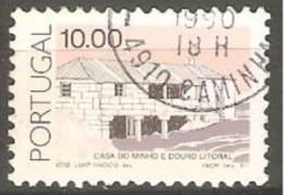 PORTUGAL - 1985-1989,  Arquitectura Popular Portuguesa.  10.00  (Casa Do Minho E Douro Litoral) (o) Afinsa Nº 1713 - Gebraucht
