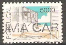 PORTUGAL - 1985-1989,  Arquitectura Popular Portuguesa.  50.00  (Casas Da Beira Litoral)  (o)  MUNDIFIL  Nº 1721 - Oblitérés