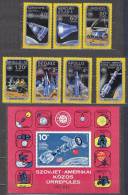 Hungary 1975 Mi# 3046-352 Bl 111 Space Apollo Soyuz MNH * * - Unused Stamps