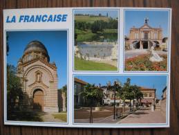 Tarn Et Garonne... Lafrancaise   Multivues        La Peyrouse      Le Plan D'eau       La Mairie     La Place - Lafrancaise