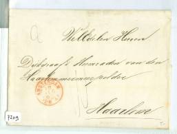 BRIEFOMSLAG Uit 1867 Van AMSTERDAM Naar De DIJKGRAAF Te HAARLEM (7209) - Briefe U. Dokumente
