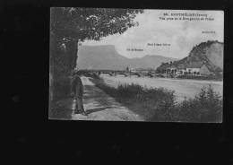 MONTMELIAN Savoie 73 : Vue Prise De La Rive Gauche De L'Isère ( Col De Granier Mont Joigny Ancien Fort - Montmelian