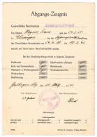 Abgangs-Zeugnis Gewerbliche Berufsschule Geislingen 1942 - Diplômes & Bulletins Scolaires